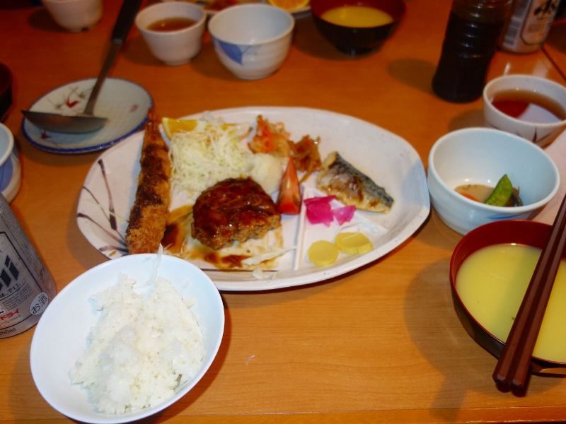 剣山荘の夕食は美味しい！