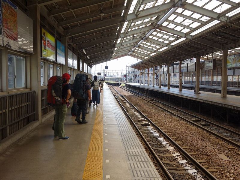 電鉄富山駅。交通系のICカードは使えない