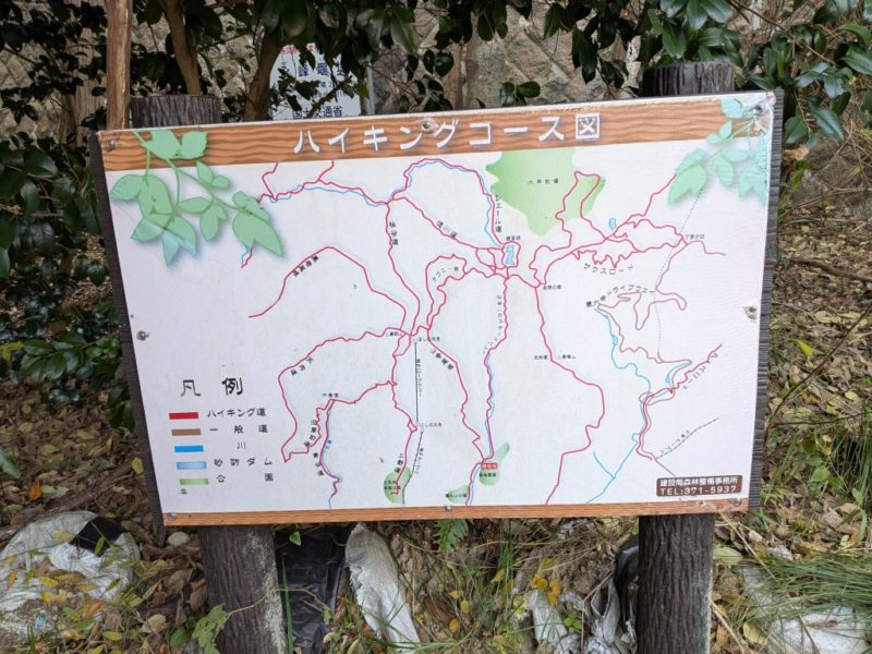 出口にあった案内図